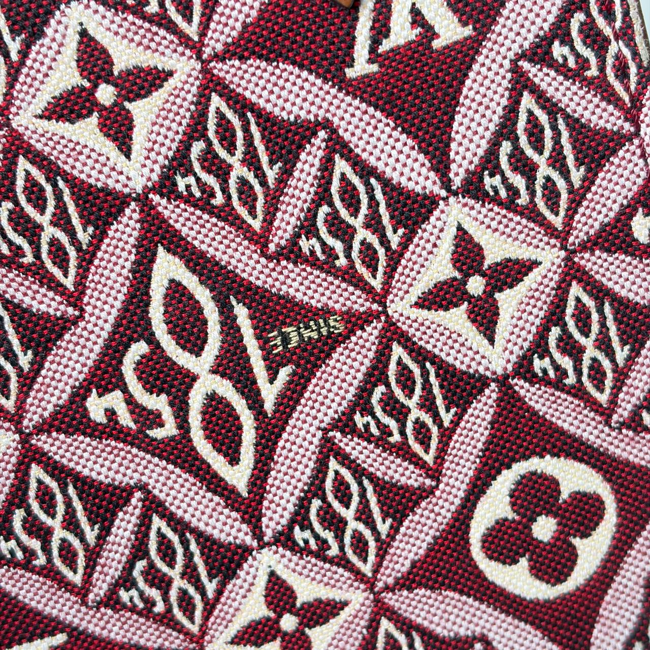 Louis Vuitton Jacquard Since 1854 Petit Sac Plat Bordeaux — view 3 of 4