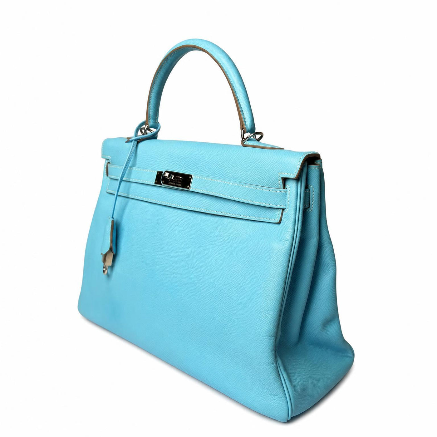 Hermès Kelly 32 Blue Jean — detail — view 2 of 4