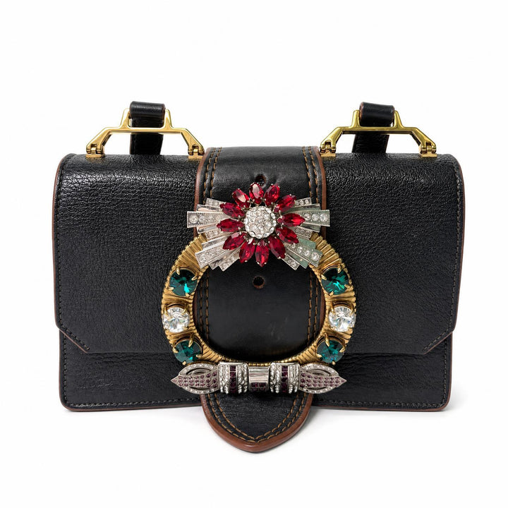 jewel embellishment cross body bag