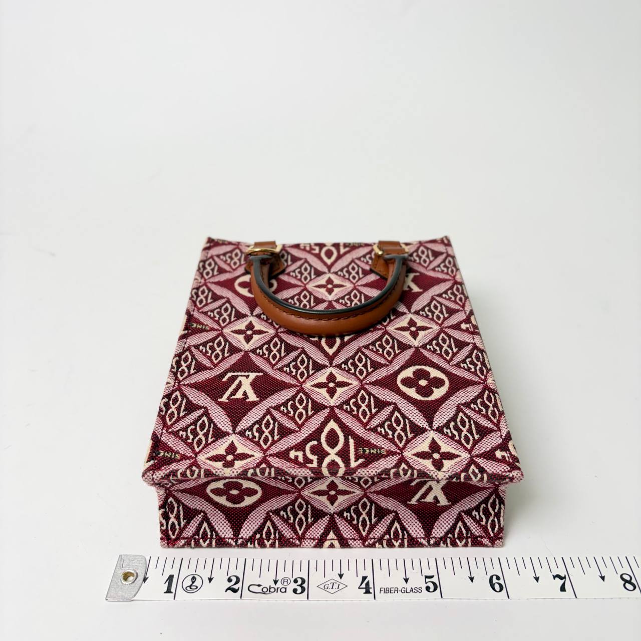 Louis Vuitton Jacquard Since 1854 Petit Sac Plat Bordeaux — view 4 of 4