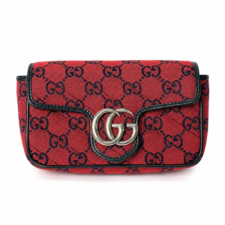 Super Mini Matelasse Bag red