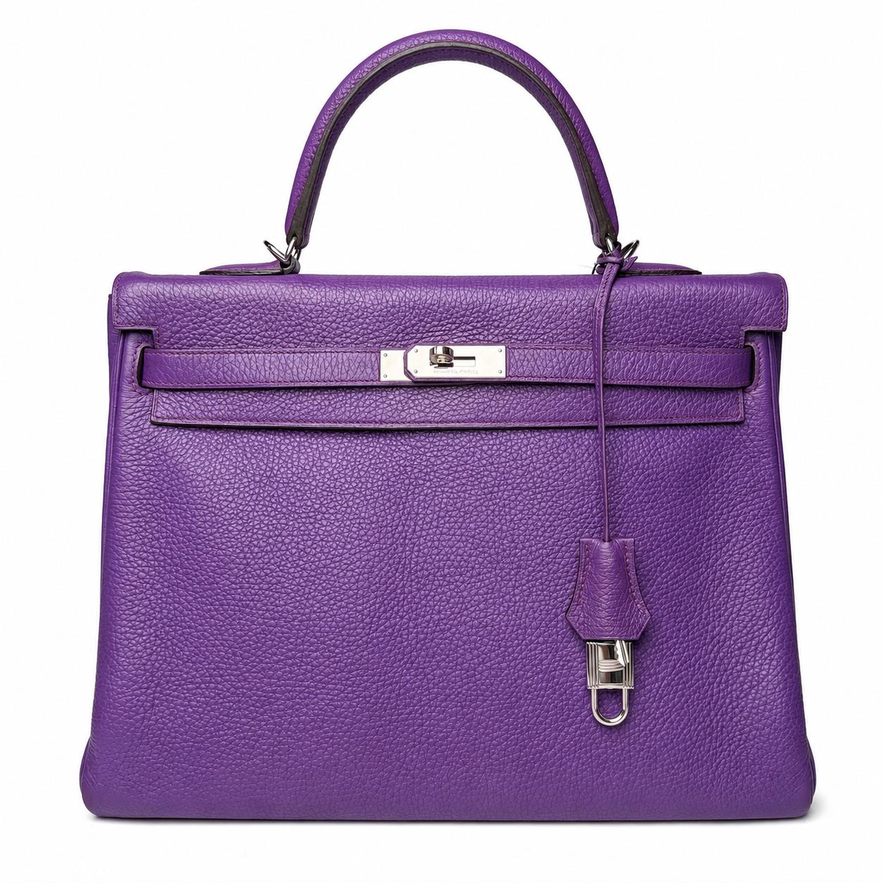 Hermès Kelly Retourne 28 Togo Anemone Purple — view 1 of 4